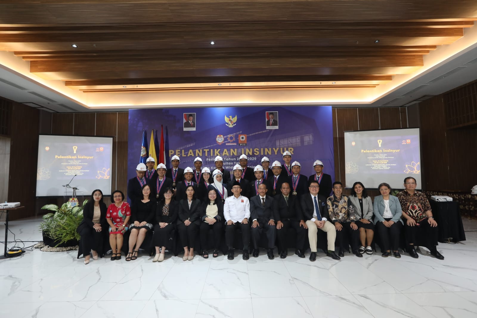 Pelantikan dan Pengambilan Sumpah PSPPI Fakultas Teknik Universitas Katolik Widya Mandala Surabaya Tahun Akademik 2025/2026